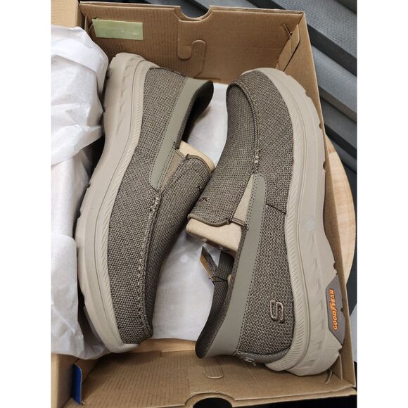 Skechers Pollard Wilfred Hands Free Slip-Ins Memory Foam Men's size 13 Taupe - Picture 7 of 10